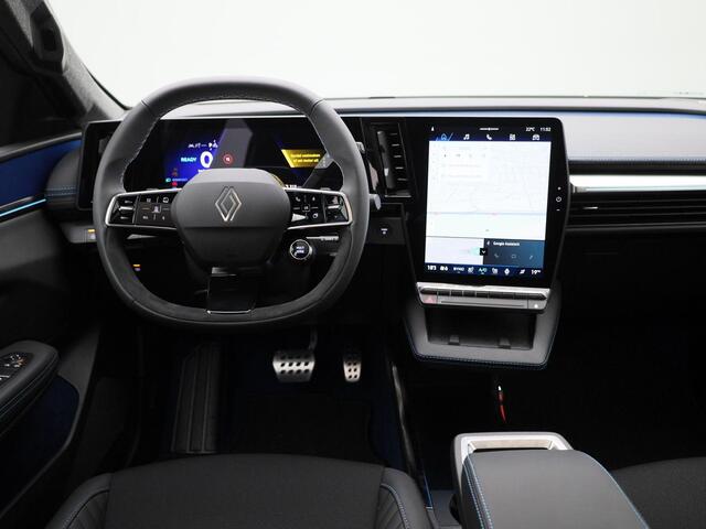 Renault SCENIC E-Tech long range esprit Alpine | Pack Light & Sound | Pack Advanced Driving Assist & Augmented Vision | Stoel- & Stuurwielverwarming | Elektrische Stoelen incl. Geheugen- & Massagefunctie | Android Automotive | 20" LMV 'Speedway' | LED-Verlichting | Keyl