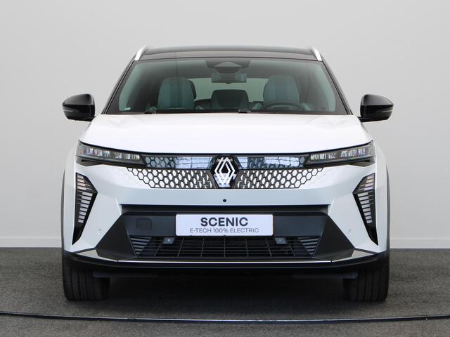 Renault SCENIC E-Tech EV87 long range iconic | VERWACHT | Solarbay panoramisch dak | Harman kardon | Stoelmassage | Stoel- en stuurwielverwarming | Pack augmented vision |