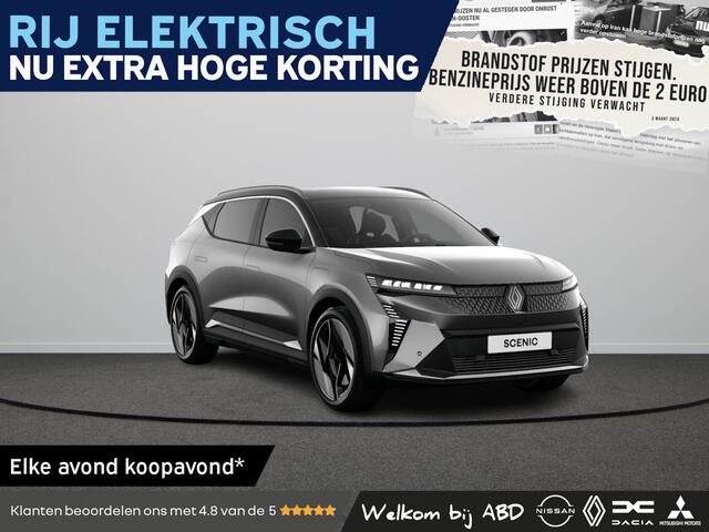 Renault SCENIC E-Tech Iconic Long range | Achteruitrijcamera | Adaptive Vision LED koplampen met geïntegreerde mistlampfunctie | Blind spot warning met lane departure prevention