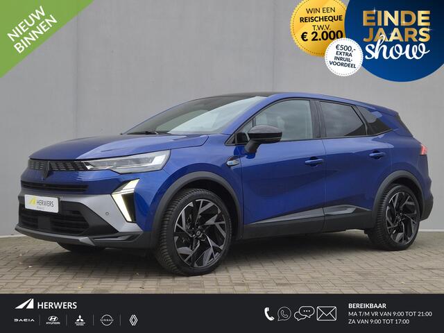 Renault Symbioz E-Tech Full Hybrid 145 Esprit Alpine Automaat / Fabrieksgarantie tot 04-2027 / Panoramadak / Elektrische achterklep / Apple Carplay Android Auto / Rondomzicht camera / Stuur-, Stoel en Voorruit verwarming /