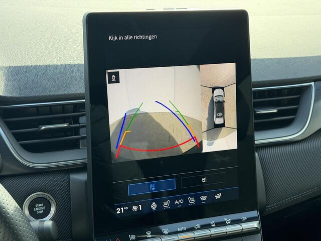 Renault Symbioz 1.6 E-Tech full hybrid 145 esprit Alpine / Panoramadak / Fabrieksgarantie tot 05-2027 / 360 Camera / Stoel Verwarming / Stuurwiel Verwarming / Elektr. Achterklep / Elektr. Stoelen / DAB / Dodehoek Detectie / Navigatie /