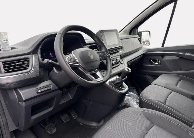 Renault TRAFIC 2.0 Blue dC1 150 T30 L2H1 Extra - Reservewiel / Alarm / 17\" lichtmetalen velgen 'Avens Noir Diamantée' in aluminium en zwart,Houten laadvloer