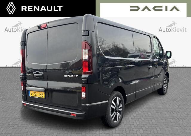 Renault TRAFIC 2.0 Blue dCi 170 T30 L2H1 Extra - Reservewiel / Alarm / 17\" lichtmetalen velgen 'Avens Noir Diamantée' in aluminium en zwart,Houten laadvloer