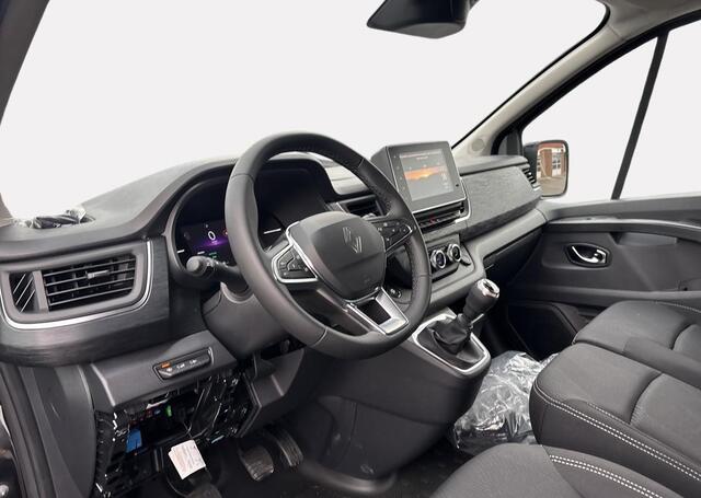 Renault TRAFIC 2.0 Blue dCi 170 T30 L2H1 Extra - Reservewiel / Alarm / 17\" lichtmetalen velgen 'Avens Noir Diamantée' in aluminium en zwart,Houten laadvloer