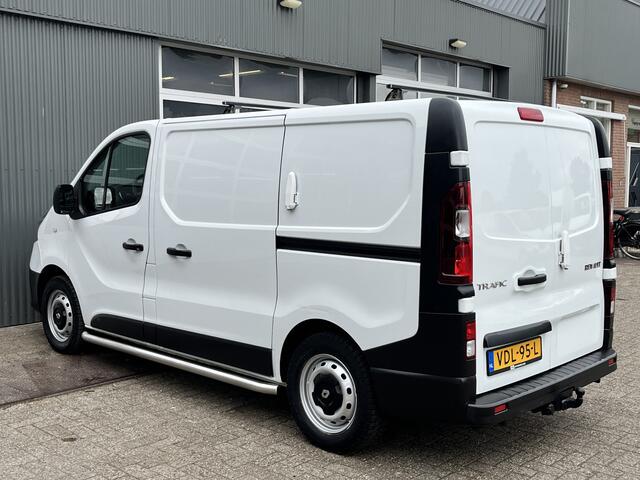 Renault TRAFIC 1.6 dCi L1H1 2x Schuifdeur Kastinrichting Airco Cruise controle Kastinrichting 3-Persoons Telefoonverbinding Parkeersensoren achter Sitebars 1e eigenaar Euro 6 Dealer onderhouden