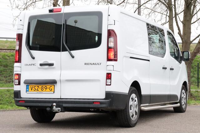Renault TRAFIC 2.0 dCi 130 T29 L2H1 Dubbel Cabine Work Edition | 6 PERS | NAVI | CAMERA + PDC | TREKHAAK | BETIMMERING | SIDEBARS |