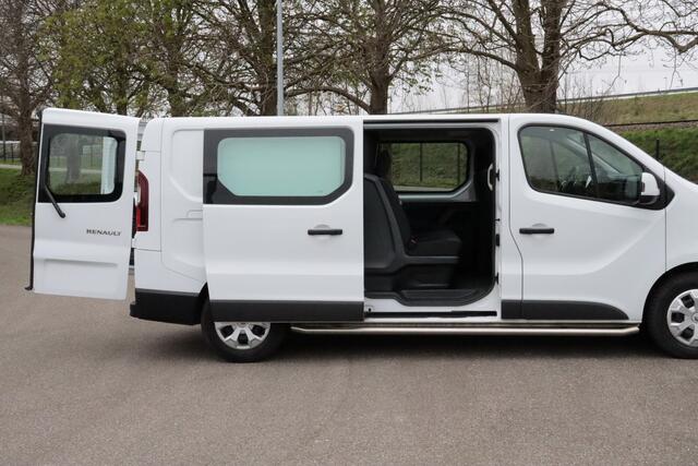 Renault TRAFIC 2.0 dCi 130 T29 L2H1 Dubbel Cabine Work Edition | 6 PERS | NAVI | CAMERA + PDC | TREKHAAK | BETIMMERING | SIDEBARS |
