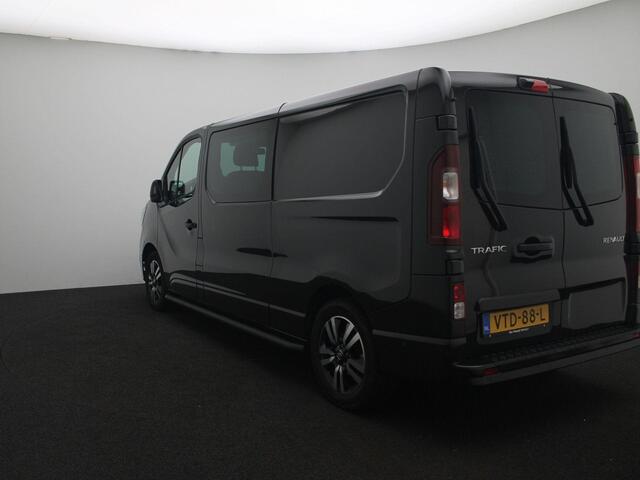 Renault TRAFIC L2H1 T29 DC dCi 170 EDC Luxe | Dubbele Cabine | Automaat | Privacy Glass | Pack Safety Cruising | Achterdeuren met ramen en wisser/sproeier | Draadloze oplader | Sidebars | Vloer + lat/wandbescherming | Lichtmetalen velgen