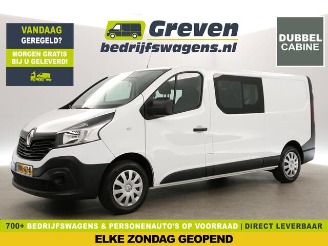 Renault TRAFIC 1.6 dCi T29 L2H1 | Dubbele Cabine | 6 Persoons | MARGE! | Airco Cruise Navi Trekhaak PDC
