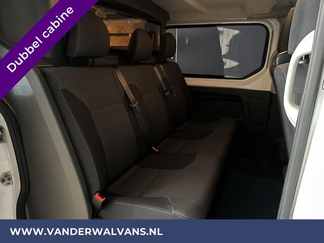 Renault TRAFIC 2.0 dCi L2H1 Dubbele cabine Euro6 Airco | 6-Zits | Navigatie | Trekhaak | LED Facelift | Camera Cruisecontrol, Parkeersensoren