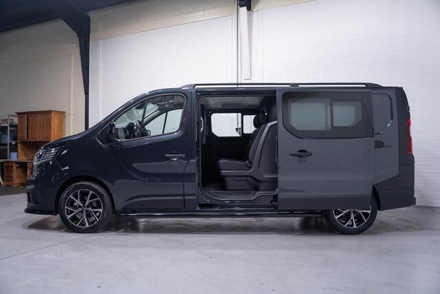 Renault TRAFIC 2.0 Blue dCi 170 pk Dubbel Cabine 2x Schuifdeur Navi, 18" LMV, LED Koplampen, Zwarte Grille, Spoiler V+A, BPM Vrij