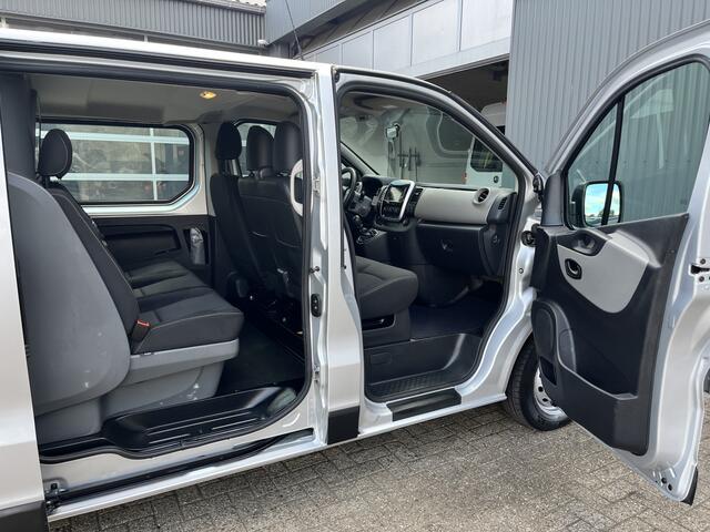 Renault TRAFIC 1.6 dCi L2H1 DC Marge Btw / Bpm vrij Airco Cruise controle Navigatie 5 persoons Dubbele cabine Euro 5 Lang Verlengde wielbasis 1e eigenaar Ex overheid