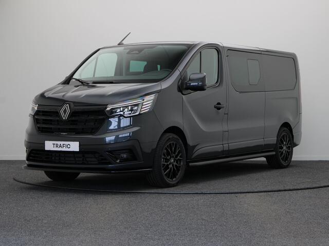 Renault TRAFIC 2.0 dCi EDC 170pk T29 L2H1 Extra DC | Dubbel cabine | Anniversary+ | Lederen bekleding | Frontlip | Spoiler | Design lichtmetalen velgen |