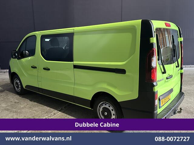 Renault TRAFIC 1.6 dCi L2H1 Dubbele Cabine Euro6 2x Zijdeur | Airco | 6-zits | Navigatie | Cruiscontrol Trekhaak, Bijrijdersbank, Parkeersensoren