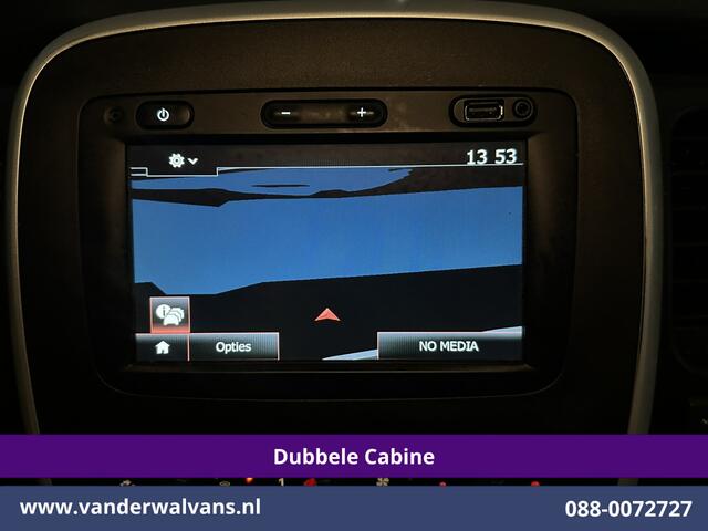 Renault TRAFIC 1.6 dCi L2H1 Dubbele Cabine Euro6 2x Zijdeur | Airco | 6-zits | Navigatie | Cruiscontrol Trekhaak, Bijrijdersbank, Parkeersensoren