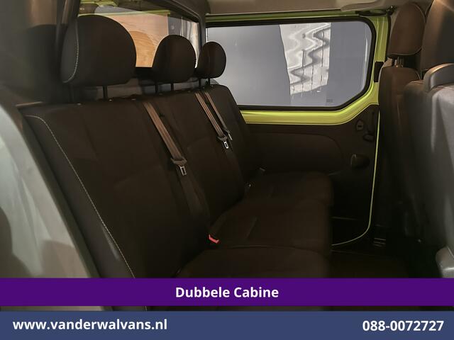 Renault TRAFIC 1.6 dCi L2H1 Dubbele Cabine Euro6 2x Zijdeur | Airco | 6-zits | Navigatie | Cruiscontrol Trekhaak, Bijrijdersbank, Parkeersensoren