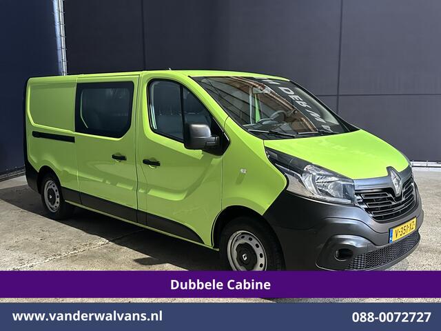 Renault TRAFIC 1.6 dCi L2H1 Dubbele Cabine Euro6 2x Zijdeur | Airco | 6-zits | Navigatie | Cruiscontrol Trekhaak, Bijrijdersbank, Parkeersensoren