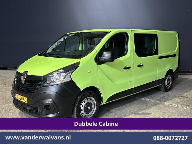Renault TRAFIC 1.6 dCi L2H1 Dubbele Cabine Euro6 2x Zijdeur | Airco | 6-zits | Navigatie | Cruiscontrol Trekhaak, Bijrijdersbank, Parkeersensoren