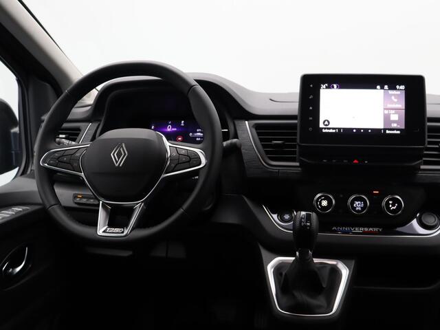 Renault TRAFIC 2.0 Blue dCi EDC/Autom. 170pk L2H1 Extra DC | Dubbel cabine | Anniversary+ | Lederen bekleding | Frontlip | Spoiler | Design lichtmetalen velgen |