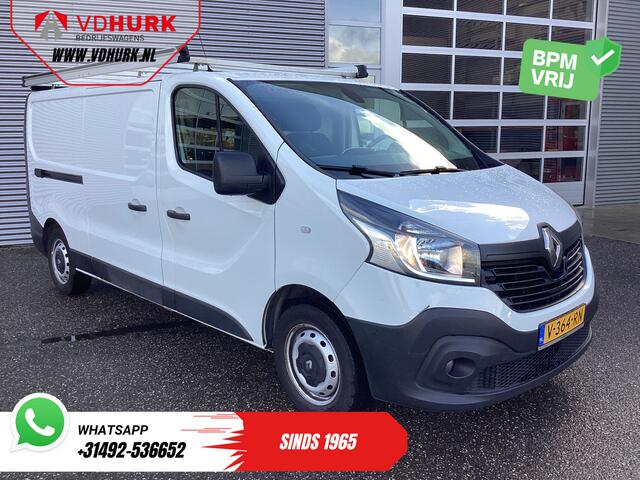 Renault TRAFIC 1.6 dCi 120 pk L2 BPM VRIJ! NL Auto/ 3 Pers./ Imperiaal/ Navi/ Airco/ Cruise/ PDC/ Trekhaak