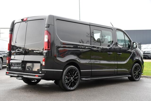 Renault TRAFIC 2.0 170 L2H1 DC Black Edition Extra Cruise, Camera, Carplay, LED, 170pk, Stoelverwarming, 2 x Schuifdeur, NAVI, Automaat, Clima, Uniek!