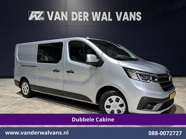 Renault TRAFIC 2.0 Blue dCi 131pk L2H1 Dubbele Cabine Fabrieksgarantie Euro6 Airco | 6-Zits | Navigatie | LED | Camera | Cruisecontrol 2500kg Trekhaak, Parkeersensoren
