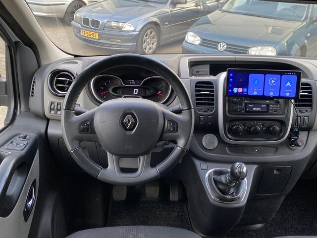 Renault TRAFIC 1.6 dCi EURO 6 T29 L2H1 DUBBEL CABINE 126 PK Comfort Energy, 6-PERSOONS, 6-BAK, AIRCO, CRUISE CONTROL, ACHTERUITRIJCAMERA, PARKEERSENSOREN, ELEK-RAMEN, BLUETOOTH-RADIO-USB-AUX-CARPLAY, LM-VELGEN, SIDEBARS, CENT-VERGRENDELING, TREKHAAK