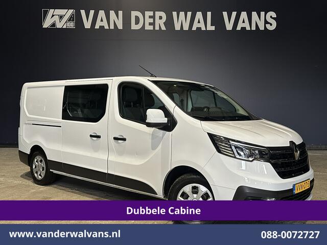 Renault TRAFIC 2.0 dCi L2H1 Dubbele Cabine Euro6 Airco | 6-Zits | Apple Carplay | Cruisecontrol | Trekhaak Android Auto, Parkeersensoren