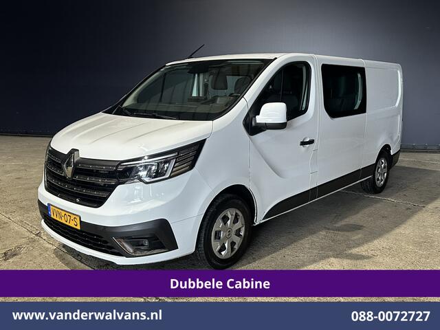Renault TRAFIC 2.0 dCi L2H1 Dubbele Cabine Euro6 Airco | 6-Zits | Apple Carplay | Cruisecontrol | Trekhaak Android Auto, Parkeersensoren