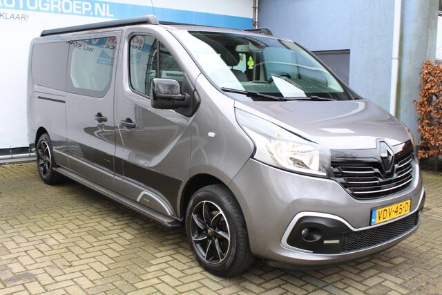 Renault TRAFIC 1.6 dCi T29 L2H1 DC 5 Persoons Comfort Energy | Incl. 12 maanden Garantie | Trekhaak | Stoelverwarming | Cruise controle | Climate controle | Achteruitrijcamera | Parkeersensoren achter | Navigatie | Lederen bekleding | Dak rails | Origineel NL Auto | NAP