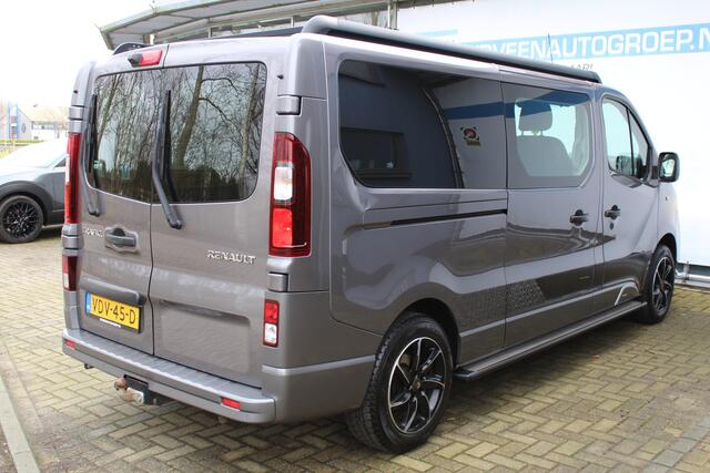 Renault TRAFIC 1.6 dCi T29 L2H1 DC 5 Persoons Comfort Energy | Incl. 12 maanden Garantie | Trekhaak | Stoelverwarming | Cruise controle | Climate controle | Achteruitrijcamera | Parkeersensoren achter | Navigatie | Lederen bekleding | Dak rails | Origineel NL Auto | NAP