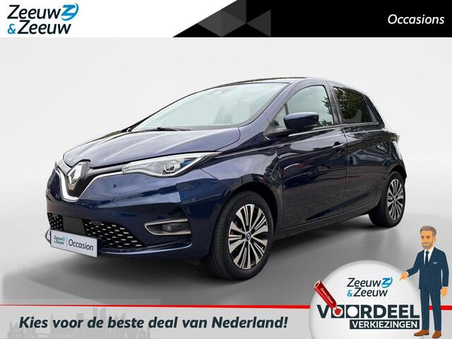 Renault ZOE R135 Serie Limitee Riviera 52 kWh | NAVI | LEDER | CAMERA | DODEHOEK | LAGE KM STAND | 1 JAAR GARANTIE