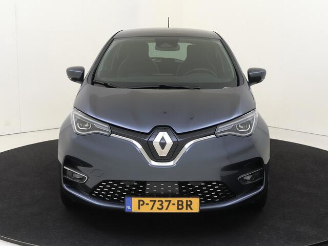 Renault ZOE R135 Intens 52 kWh inclusief Koopaccu |Pack winter, Apple Carplay/Android Auto, |cruise control, dodehoek detectie| |climate control |Half Leder | lichtmetalen velgen 16"| navigatiesysteem| warmtepomp|