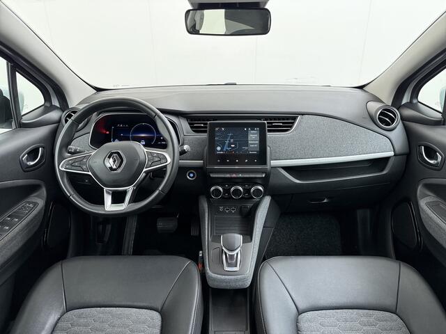 Renault ZOE R135 Zen **52kWh** Warmtepomp Eigen Accu Navi Ecc Apple Carplay/Android Auto Keyless Bluetooth Cruise Control Pdc SOH 76% Regen-Lichtsensor Led Lmv Isofix Lane Assist 1e Eigenaar Dealeronderhouden Origineel Nederlandse Auto