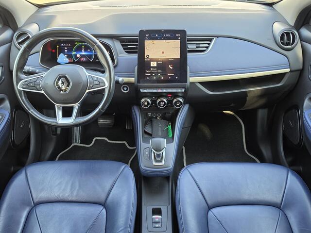 Renault ZOE R135 Serie Limitee Riviera 52 kWh / CCS Snel Laden / Incl. Accu / SOH 92% / Lederen Bekleding / BOSE Audio / Stoel & Stuurverwarming / Achteruitrijcamera / Apple Carplay & Android Auto / Climate Control / Navigatie / Dode Hoek Detectie /