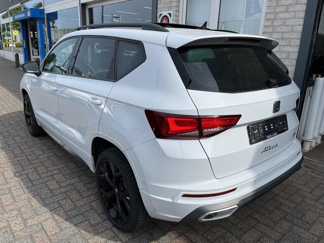 Seat ATECA 1.5 TSI FR / AUTOMAAT/ PANO/ STANDKACHEL/ STUUR+STOEL VERWARM./ APP-CONNECT/ PARK. SENSOREN/ CAMERA/ KEYLESS/ ELEK. ACHTERKLEP/ DRIVE SELECT/ CRUISE/ NAVI/ DAB/ LED/ CLIMA/ DIGITAL DASH/ ISOFIX/ 19'' LM