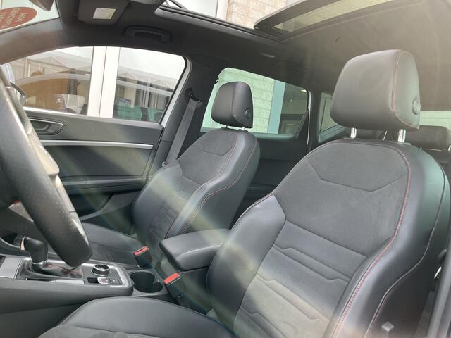 Seat ATECA 1.5 TSI FR / AUTOMAAT/ PANO/ STANDKACHEL/ STUUR+STOEL VERWARM./ APP-CONNECT/ PARK. SENSOREN/ CAMERA/ KEYLESS/ ELEK. ACHTERKLEP/ DRIVE SELECT/ CRUISE/ NAVI/ DAB/ LED/ CLIMA/ DIGITAL DASH/ ISOFIX/ 19'' LM