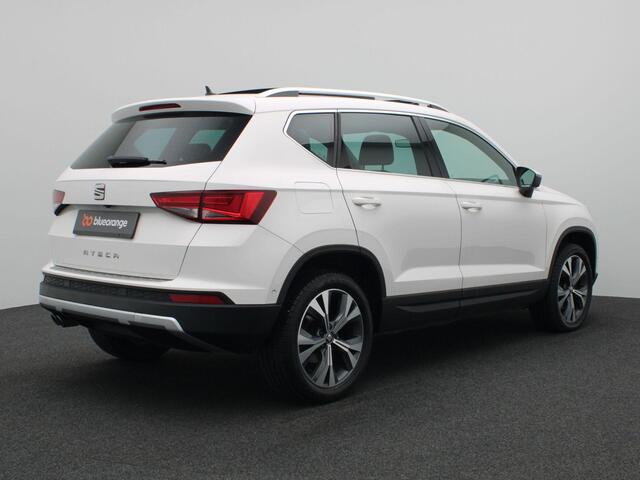 Seat ATECA 1.4 EcoTSI Xcellence 150PK DSG Pano-Schuifdak, Keyless, Alarm, Adaptieve Cruise Controle, Achteruitrijcamera, Elektr. Bestuurderstoel, Navi, Stoelverwarming, Trekhaak, 18"