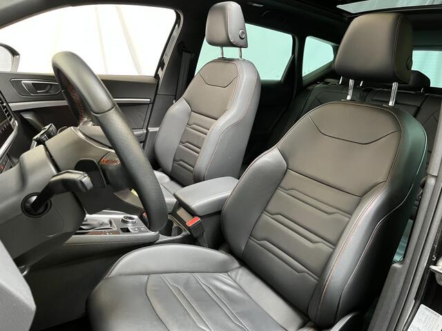 Seat ATECA 1.5 TSI FR Business / AUTOMAAT/ PANO/ LEER/ ELEK. ACHTERKLEP/ ACC/ MEMORY SEATS/ DODE HOEK/ FULL LINK/ STUUR+STOEL VERWARM./ KEYLESS/ BEATS AUDIO/ DRIVE PROFILE/ PARK.SENSOR.V+A/ NAVI/ DAB/ CLIMA/ LED/ ISOFIX/ 1
