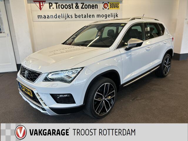 Seat ATECA 1.4 EcoTSI Xcellence Automaat | Panoramadak | Afneembare trekhaak | Achteruitrijcamera | Apple carplay | Cruise control | Climate control | Stoelverwarming | LED | Keyless | Elek. inklapbare spiegels | Sfeerverlichting