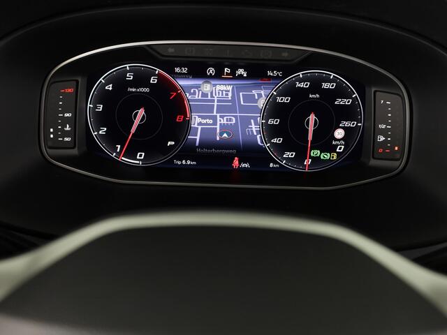 Seat ATECA 1.5 TSI FR Business Intense | SEAT Audio System | Velgen 'Exclusive Glossy Black', 19 inch | Kuipstoelen, Dinamica Aurora Blue (suede look) | Verwambare voorstoelen + Stuurwiel | Reservewiel 18" staal