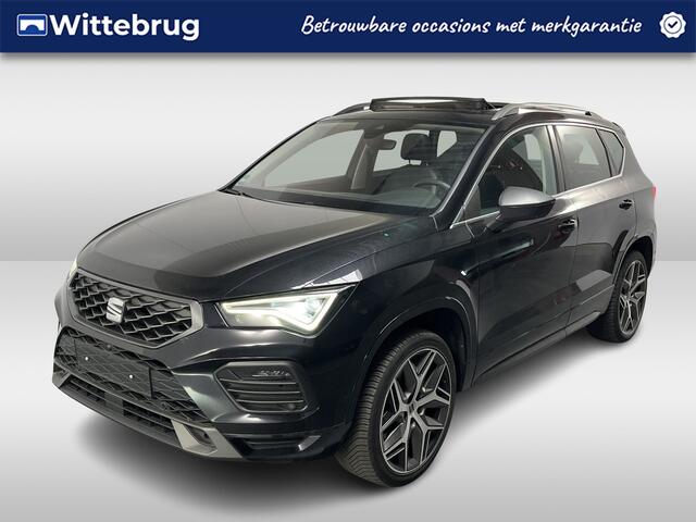 Seat ATECA 1.5 TSI FR / AUTOMAAT/ PANO/ TREKHAAK/ PARK.SENSOR.V+A/ 360 CAMERA/ STUUR+STOELVERWARM./ ACC/ FULL LINK/ ELEK.ACHTERKLEP/ BEATS AUDIO/ DODEHOEK/ KEYLESS/ RIJ-MODI/ DIGITAL DASH/ DAB/ NAVI/ CLIMA/ LED
