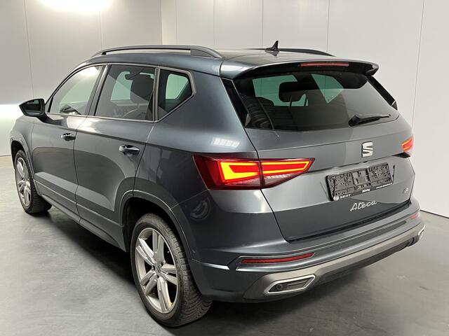 Seat ATECA 1.5 TSI FR / AUTOMAAT/ TREKHAAK/ STUUR+STOELVERWARM./ PARK.SENSOR.V+A/ CAMERA/ ACC/ FULL LINK/ DODEHOEK/ ELEK.ACHTERKLEP/ KEYLESS/ BEATS AUDIO/ RIJ-MODI/ DIGITAL DASH/ NAVI/ DAB/ CLIMA/ LED