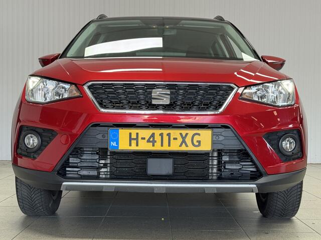 Seat Arona 1.0 TSI Xcellence Business Intense/ Two-Tone/ 16'' LMV/ Dode-Hoek Det./ Stoelverw./ Navi/ Apple + Android/ DAB+/ Clima/ Bluetooth/ Multi. LEDER. Stuur/ Mistl./ PDC V+A/ Extra getint glas.