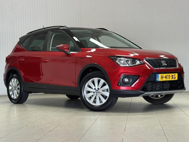 Seat Arona 1.0 TSI Xcellence Business Intense/ Two-Tone/ 16'' LMV/ Dode-Hoek Det./ Stoelverw./ Navi/ Apple + Android/ DAB+/ Clima/ Bluetooth/ Multi. LEDER. Stuur/ Mistl./ PDC V+A/ Extra getint glas.