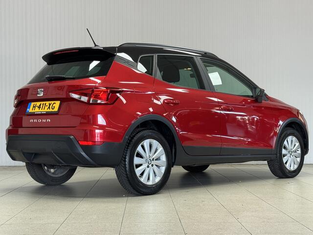 Seat Arona 1.0 TSI Xcellence Business Intense/ Two-Tone/ 16'' LMV/ Dode-Hoek Det./ Stoelverw./ Navi/ Apple + Android/ DAB+/ Clima/ Bluetooth/ Multi. LEDER. Stuur/ Mistl./ PDC V+A/ Extra getint glas.