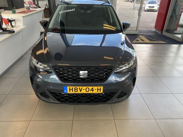 Seat Arona 1.0 EcoTSI Style Automaat,Unieke Kilometerstand,Apple Carplay Android/Auto,Virtual cockpit,Spraakbediening,Parkeersensoren,Lane assist,Airco,Cruisecontrol,Nieuwstaat,16 Inch Lmv