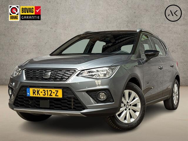 Seat Arona 1.0 TSI Xcellence Sport (APPLE CARPLAY, GROOT NAVI, CAMERA, ZWART DAK, SFEERVERLICHTING, SPORTSTOELEN, KEYLESS, CRUISE, GETINT GLAS, NIEUWSTAAT)