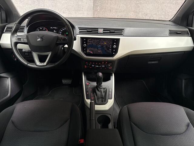 Seat Arona 1.0 TSI Xcellence Intense Automaat (APPLE CARPLAY, GROOT NAVI, CLIMATE, STOELVERWARMING, SPORTSTOELEN, KEYLESS, GETINT GLAS, CAMERA, NIEUWE APK, NIEUWSTAAT)
