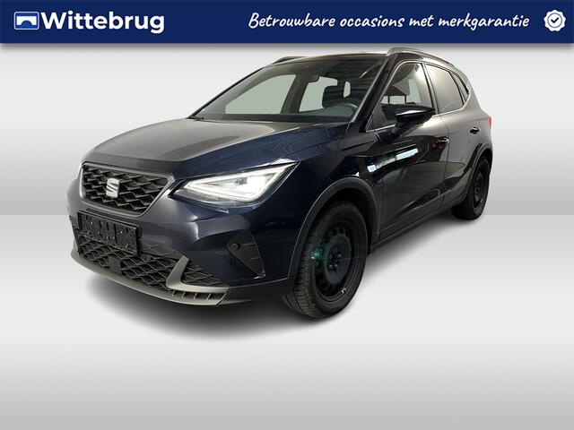 Seat Arona 1.0 TSI FR / AUTOMAAT/ ACC/ PARK.SENSOREN V+A/ CAMERA/ STOELVERWARMING/ KEYLESS/ FULL LINK/ DIGITAL DASH/ NAVI/ DAB/ RIJ-MODI/ CLIMA/ LED/ 17'' LMV